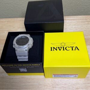 Invicta Silver Chronograph Watch